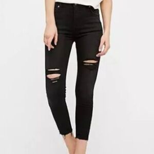 Free People high rise skinny jeans